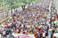 বিক্ষোভে উত্তাল ছিল ক্যাম্পাস