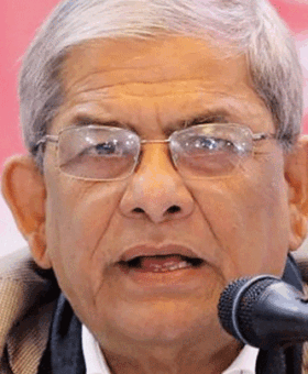 নির্বাচনের মাধ্যমে বিএনপি পরিবর্তন চায় : মির্জা ফখরুল