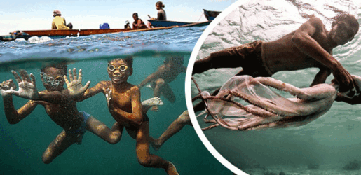 অক্সিজেন মাস্ক ছাড়াই ১৩ মিনিট পানির নিচে থাকতে পারেন তারা